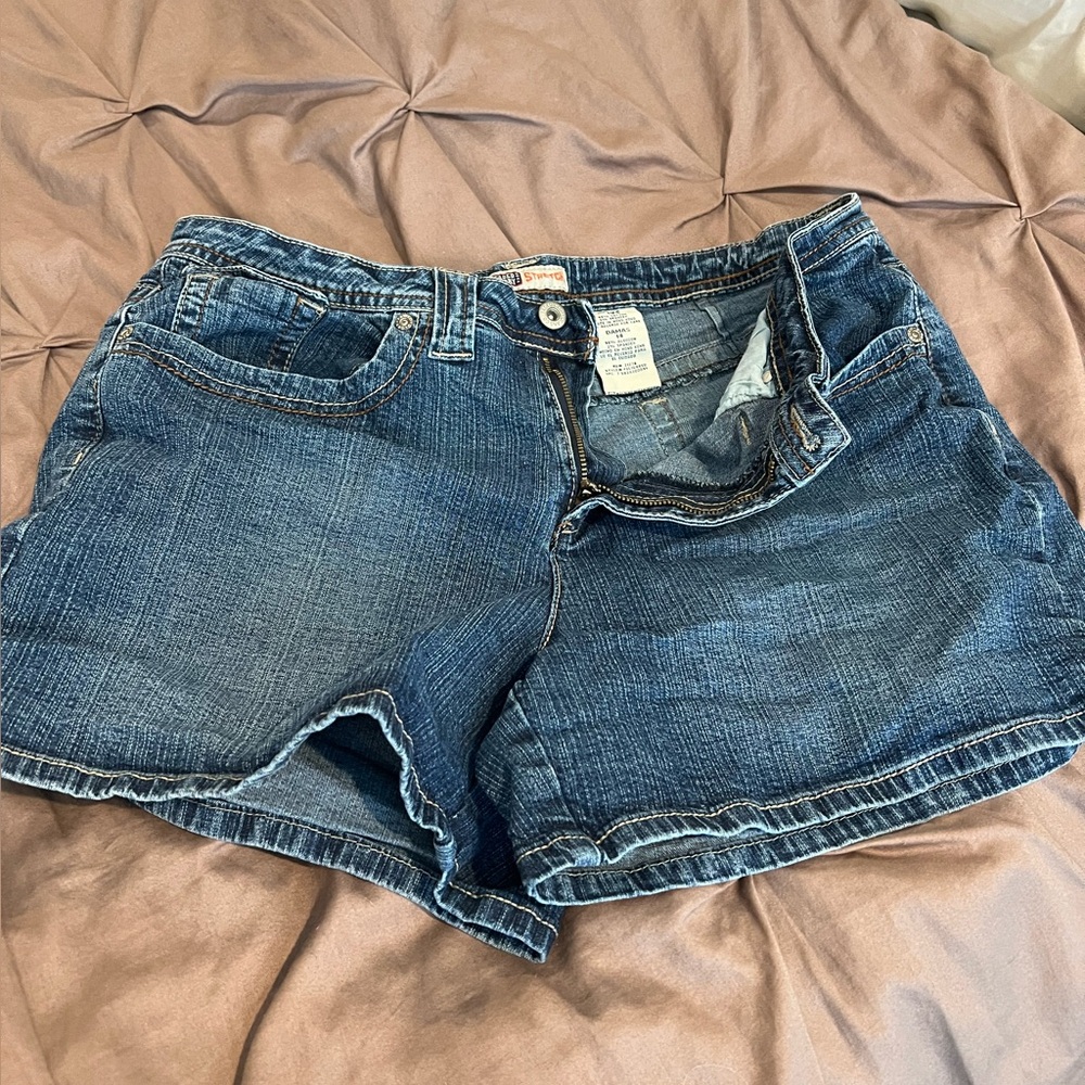 Faded Glory STRETCH Size 14 Denim Blue Jeans - Picture 2 of 3